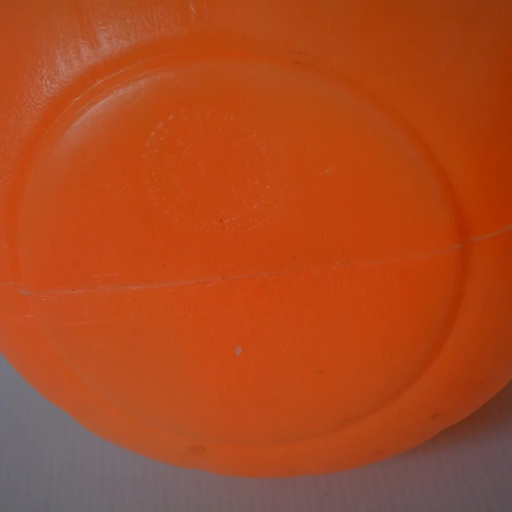 VTG Blow Mold Halloween Pumpkin Trick Or Treat Pail Bucket General Foam Plastics